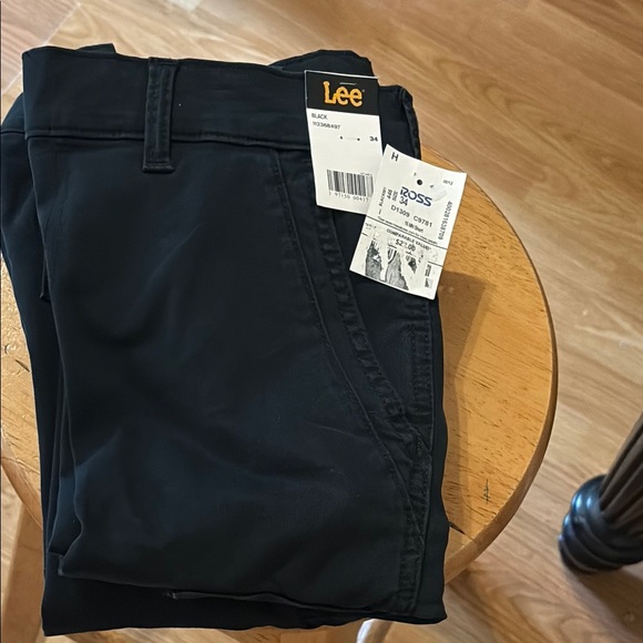 Lee Classic Blue Trousers - Picture 1 of 4